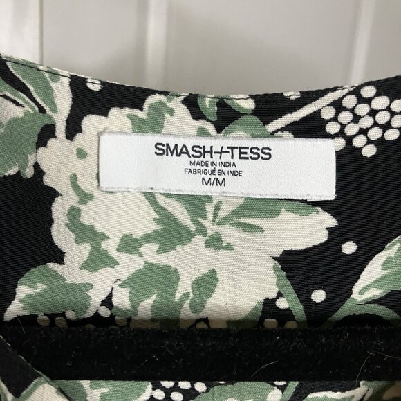 Smash + Tess Violet Mini Dress Womens M Floral Tiered Cottagecore Flowy Romantic - Picture 3 of 7